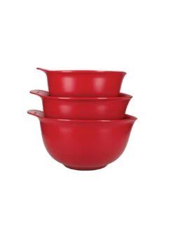 KitchenAid Set Of 3 Red Mixing Bowls -FurniHaven Shop U4PWQ SQ2 0000000088 NO COLOR SLd