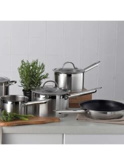 Denby Stainless Steel 5 Piece Pan Set -FurniHaven Shop U4YGA SQ6 0000000088 NO COLOR SLd4