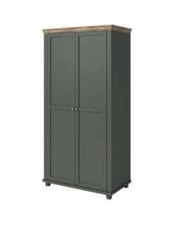 Very Home Evora 2 Door Wardrobe -FurniHaven Shop U9P6W SQ3 0000016619 GREEN OAK SLa