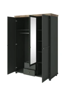 Very Home Evora 3 Door Mirrored Wardrobe -FurniHaven Shop U9P6X SQ4 0000016619 GREEN OAK SLd