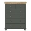Very Home Evora 4 + 2 Drawer Chest -FurniHaven Shop U9PAF SQ1 0000016619 GREEN OAK SLf