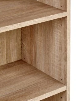 Very Home New Metro Small Wide Bookcase - Oak Effect - FSC® Certified -FurniHaven Shop UCDDF SQ4 0000000006 OAK SLd1