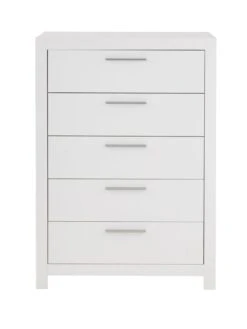 Very Home Rio 4 Piece Package Deal - 3 Door Wardrobe, 5 Drawer Chest And 2 Bedside Chests -FurniHaven Shop UCDXG SQ4 0000000013 WHITE SLd