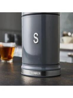 Tower Belle Set Of 3 Canisters -FurniHaven Shop UCHVR SQ4 0000000005 GREY SLd2