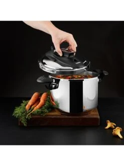 Tower One-touch Ultima 6L/22cm Stainless Steel Pressure Cooker -FurniHaven Shop UCHWV SQ6 0000000139 CHROME SLd4