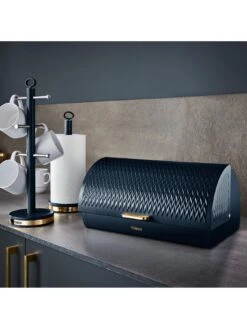 Tower Empire 6-Cup Mug Tree And Towel Pole Set – Blue -FurniHaven Shop UCJ3M SQ6 0000000020 BLUE SLd4