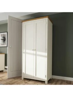 K-Interiors Fontana2 Door Wardrobe -FurniHaven Shop UCYDD SQ2 0000000311 GREY OAK RSr