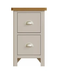 K-Interiors Fontana Ready Assembled 2 Drawer Bedside Chest -FurniHaven Shop UCYHR SQ3 0000000311 GREY OAK SLa