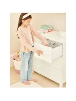 Great Little Trading Co. Lulworth Chest Of Drawers, White -FurniHaven Shop UDGPF SQ3 0000000013 WHITE SLa