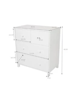 Great Little Trading Co. Lulworth Chest Of Drawers, White -FurniHaven Shop UDGPF SQ7 0000000013 WHITE DGy