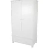 Great Little Trading Co. Lulworth 2 Door, 1 Drawer Kids Wardrobe - White -FurniHaven Shop UDGPG SQ1 0000000013 WHITE SLf