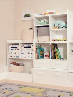 Great Little Trading Co. Alba Storage Set With Drawer -FurniHaven Shop UDGPP SQ5 0000000013 WHITE SLd1