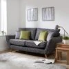 Very Home Perth Fabric 2 Seater Sofa - Charcoal -FurniHaven Shop UED3X SQ1 0000000071 CHARCOAL RSr