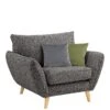 Very Home Perth Fabric Armchair - Charcoal -FurniHaven Shop UED3Y SQ2 0000000071 CHARCOAL SLf