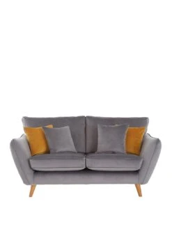 Very Home Perth Fabric 2 Seater Sofa - Grey