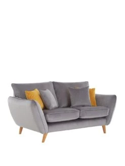 Very Home Perth Fabric 2 Seater Sofa - Grey -FurniHaven Shop UED7X SQ4 0000000005 GREY SLa