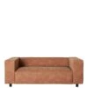 Very Home Clarkson Faux Leather 3 Seater Sofa - FSC® Certified -FurniHaven Shop UENHG SQ1 0000000465 CHESTNUT SLf
