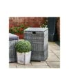 Teamson Home Rattan Patio Gas Propane Storage - Grey -FurniHaven Shop UFRL4 SQ1 0000000088 NO COLOR SLf