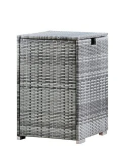 Teamson Home Rattan Patio Gas Propane Storage - Grey -FurniHaven Shop UFRL4 SQ3 0000000088 NO COLOR SLa