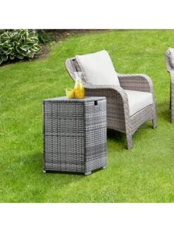 Teamson Home Rattan Patio Gas Propane Storage - Grey -FurniHaven Shop UFRL4 SQ7 0000000088 NO COLOR DGy