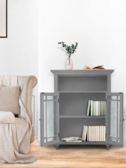 Teamson Kids Windsor 2 Door Floor Cabinet -FurniHaven Shop UGNXL SQ5 0000000005 GREY SLd1