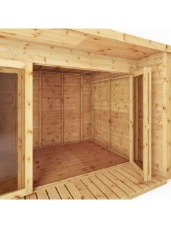 MERCIA 12 X 8 Premium Garden Room Summerhouse With Side Shed - FSC® Certified -FurniHaven Shop UJHHD SQ4 0000000099 N A SLd2