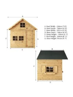MERCIA Double Storey Swiss Cottage 7 X 5 -FurniHaven Shop UJHJ3 SQ5 0000000099 N A SLd3