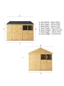 MERCIA 10 X 8 Shiplap Reverse Apex -FurniHaven Shop UJHK3 SQ5 0000000099 N A SLd3