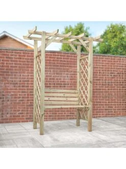 MERCIA Pergola Arbour Seat -FurniHaven Shop UJHMQ SQ4 0000000099 N A SLd2