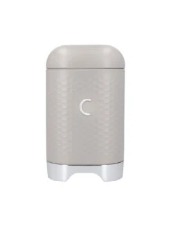 KitchenCraft Lovello Tea, Coffee And Sugar Storage Canisters - Latte  -FurniHaven Shop ULFY9 SQ4 0000000184 LATTE SLd2