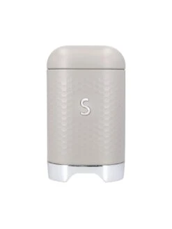KitchenCraft Lovello Tea, Coffee And Sugar Storage Canisters - Latte  -FurniHaven Shop ULFY9 SQ6 0000000184 LATTE SLd4