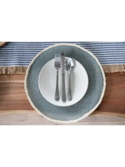 Creative Tops Jute Grey Set Of 4 Placemats -FurniHaven Shop ULG3U SQ4 0000000005 GREY SLd2