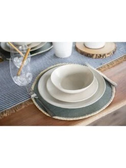Creative Tops Jute Grey Set Of 4 Placemats -FurniHaven Shop ULG3U SQ5 0000000005 GREY SLd3