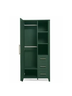 Mamas & Papas Melfi Storage Wardrobe - Green -FurniHaven Shop ULNWH SQ3 0000000047 GREEN SLa