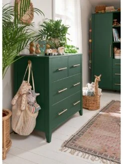 Mamas & Papas Melfi Cotbed & Dresser - Green -FurniHaven Shop ULNWJ SQ5 0000000047 GREEN SLd1