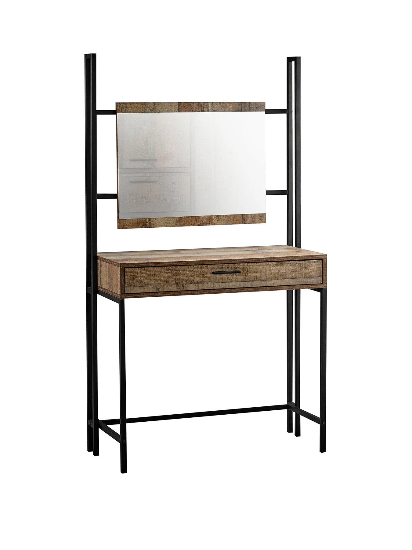 LPD Furniture Hoxton Dressing Table And Mirror Set 3 LPD Furniture Hoxton Dressing Table And Mirror Set