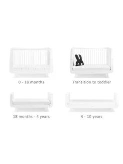 Snuz SnuzKot Skandi 3-Piece Nursery Furniture Set - White -FurniHaven Shop UQ6HH SQ4 0000000013 WHITE SLd