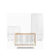 Snuz SnuzKot Skandi 3-Piece Nursery Furniture Set - White/Grey -FurniHaven Shop UQ6HJ SQ1 0000000005 GREY SLf