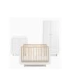 Snuz SnuzKot Skandi 3-Piece Nursery Furniture Set - White/Natural -FurniHaven Shop UQ6HK SQ1 0000000003 NATURAL SLf