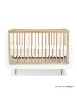 Snuz SnuzKot Skandi 3-Piece Nursery Furniture Set - White/Natural -FurniHaven Shop UQ6HK SQ5 0000000003 NATURAL SLd1