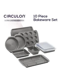 Circulon Momentum 10-Piece Bakeware Set -FurniHaven Shop UQYYR SQ5 0000000005 GREY SLd3