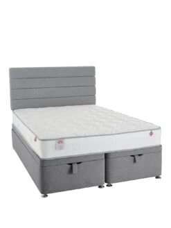 Airsprung Emme Comfort Ottoman Divan - Grey (Headboard Not Included) -FurniHaven Shop UR22E SQ2 0000000005 GREY SLf
