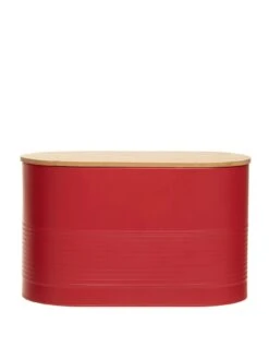 Premier Housewares Alton Red Bread Bin