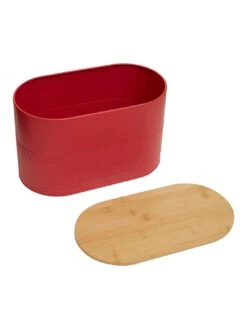 Premier Housewares Alton Red Bread Bin -FurniHaven Shop UR4M7 SQ4 0000000017 RED SLd2