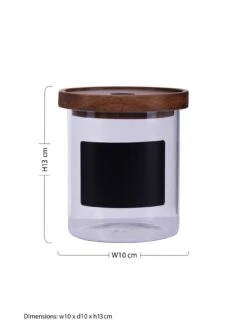 Premier Housewares Tromso Chalkboard Glass Storage Jar -FurniHaven Shop UR4MM SQ4 0000000647 CLEAR SLd2