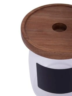 Premier Housewares Tromso Chalkboard Glass Storage Jar -FurniHaven Shop UR4MM SQ5 0000000647 CLEAR SLd3