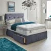 Airsprung Viva 1200 Pocket Luxury Pillowtop Divan With Storage Options - Grey (Headboard Not Included) -FurniHaven Shop UR4NK SQ1 0000000005 GREY RSr