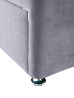 Airsprung Viva 1200 Pocket Luxury Pillowtop Divan With Storage Options - Grey (Headboard Not Included) -FurniHaven Shop UR4NK SQ4 0000000005 GREY SLd1