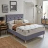 Airsprung Viva 1000 Pocket Comfort Bed + Mattress - Grey -FurniHaven Shop UR4P6 SQ1 0000000005 GREY RSr