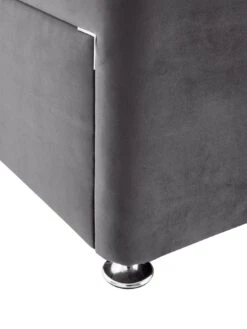 Airsprung Viva 1000 Pocket Divan With Storage Options - Grey (Headboard Not Included) -FurniHaven Shop UR4PR SQ5 0000000005 GREY SLd2